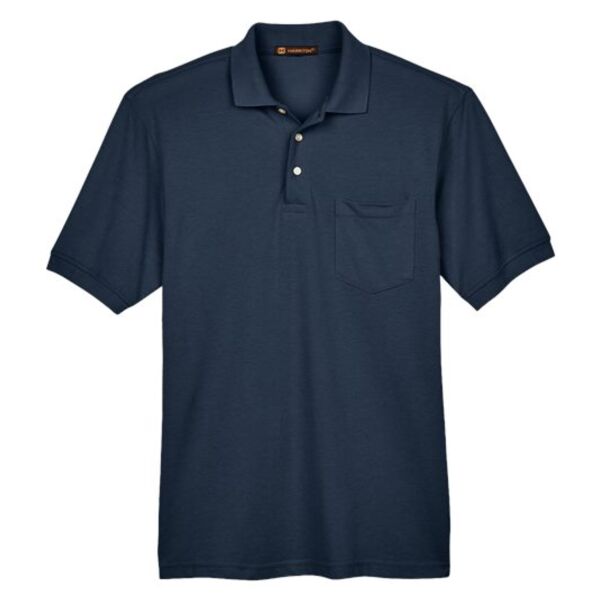 Men's Easy Blend Polo with Pocket Thumbnail