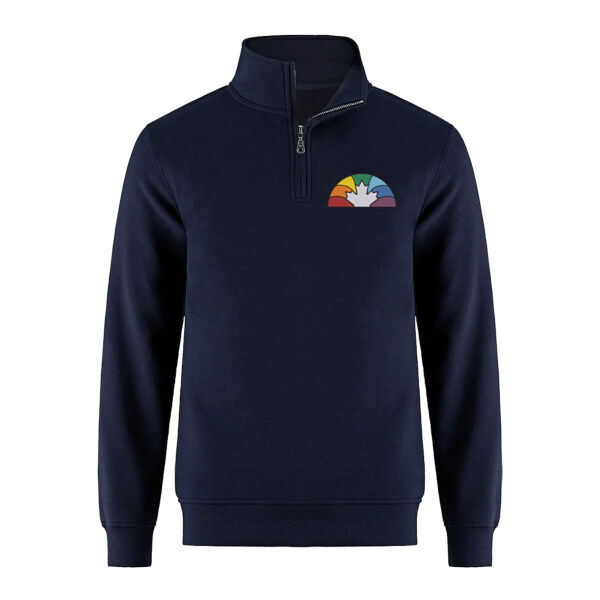 Personalized Embroidered Youth Quarter-Zip Sweatshirt Thumbnail