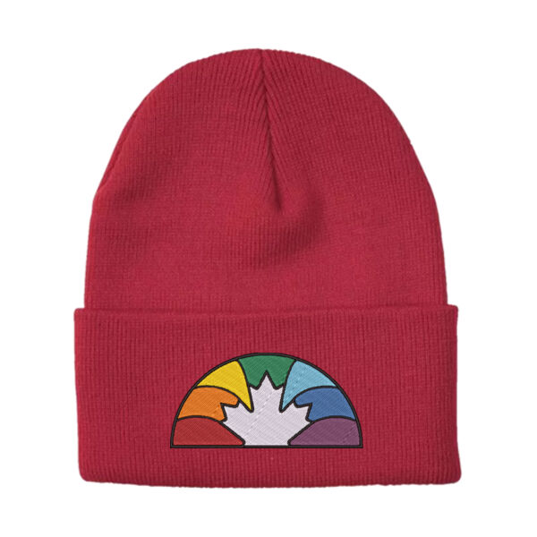 Embroidered Knit Cuff Toque Thumbnail